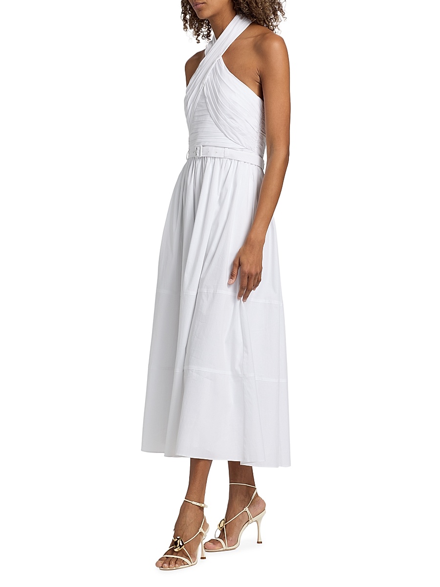 luxe cross front halter midi dress Luxe Cross Front Halter Midi Dress Eastend Wardrobe