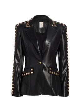 Cinq à Sept Women's Milly Studded Faux-Leather Jacket
