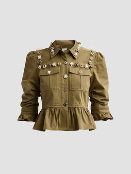 Cinq à Sept Women's Mixed Buttons Delanie Jacket