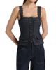 Cinq à Sept Women's Myra Guipure Lace Denim Top - 3