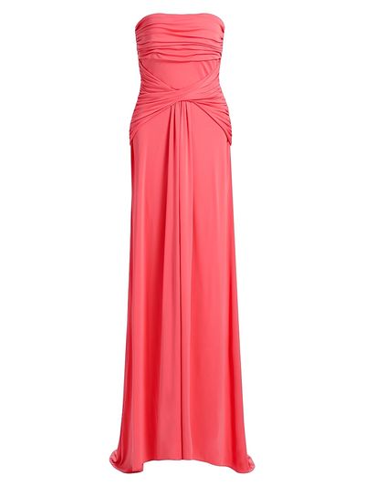 Cinq à Sept Women's Olena Strapless Draped Gown