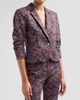 Cinq à Sept Women's Paisley Denim Le Petit Khloe Blazer - 4
