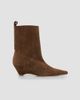 Cinq à Sept Women's Parker 60MM Curved-Wedge Suede Chelsea Boots - 5