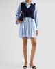 Cinq à Sept Women's Patsy Layered Stripe Mini Shirtdress - 2