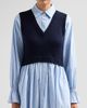Cinq à Sept Women's Patsy Layered Stripe Mini Shirtdress - 5