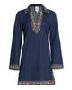 Cinq à Sept Women's Pierson Beaded Embellished Denim Mini-Shirtdress - 1