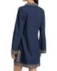 Cinq à Sept Women's Pierson Beaded Embellished Denim Mini-Shirtdress - 5
