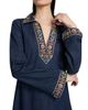 Cinq à Sept Women's Pierson Beaded Embellished Denim Mini-Shirtdress - 6