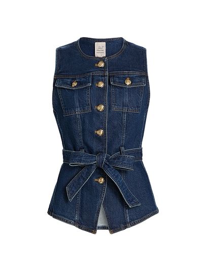 Cinq à Sept Women's Reenee Denim Belted Vest