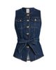 Cinq à Sept Women's Reenee Denim Belted Vest - 8