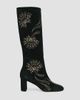 Cinq à Sept Women's Resort Dani 70MM Embroidered Suede Boots - 4