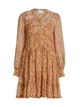 Cinq à Sept Women's Rivie Charming Paisley Minidress