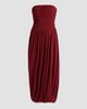 Cinq à Sept Women's Rosine Strapless Bubble-Hem Midi Dress - 1