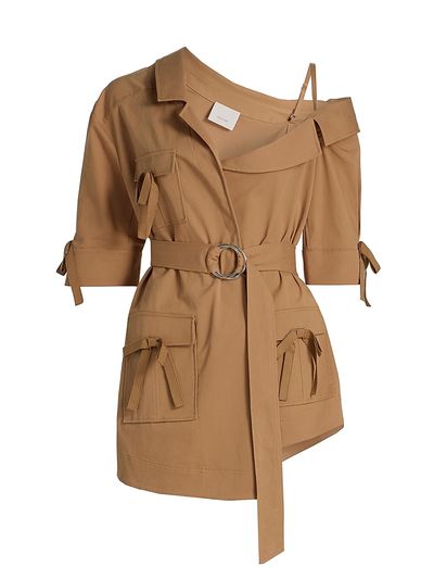 Cinq à Sept Women's Saige Belted Cotton Twill Jacket