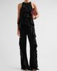 Cinq à Sept Women's Selah Ruffle Satin Pants - 2