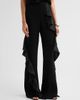 Cinq à Sept Women's Selah Ruffle Satin Pants - 4
