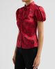 Cinq à Sept Women's Solange Paisley Fan Satin Top - 4