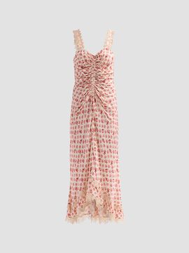 Cinq à Sept Women's Stevie Ikat Roses Midi-Dress