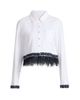 Cinq à Sept Women's Sylvan Lace Fringe Shirt - 1