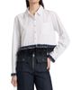 Cinq à Sept Women's Sylvan Lace Fringe Shirt - 3