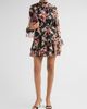 Cinq à Sept Women's Sylviane Floral Silk A-Line Mini Dress - 2