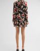 Cinq à Sept Women's Sylviane Floral Silk A-Line Mini Dress - 3