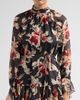 Cinq à Sept Women's Sylviane Floral Silk A-Line Mini Dress - 5