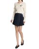 Cinq à Sept Women's Tammi Pleated Denim Miniskirt - 2