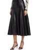 Cinq à Sept Women's Veena Faux Leather Midi-Skirt - 4