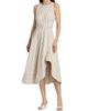 Cinq à Sept Women's Zelda Gingham Denim Asymmetric Tea-Length Dress - 3