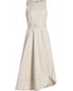 Cinq à Sept Women's Zelda Gingham Denim Asymmetric Tea-Length Dress - 8
