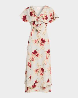 Cinq a Sept Anthony Wilted Poppy Maxi Dress