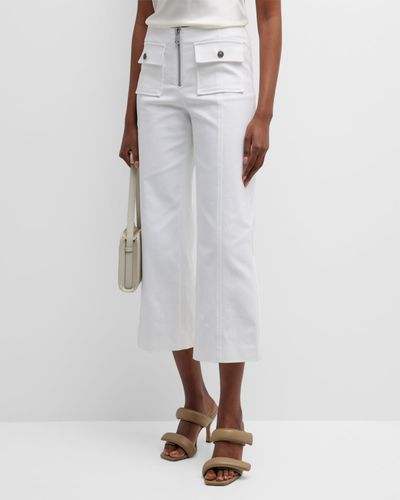 Cinq a Sept Azure Cropped Bootcut Denim Pants