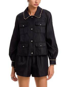 Cinq A Sept Cinq a Sept Adami Rhinestone Chain Jacket