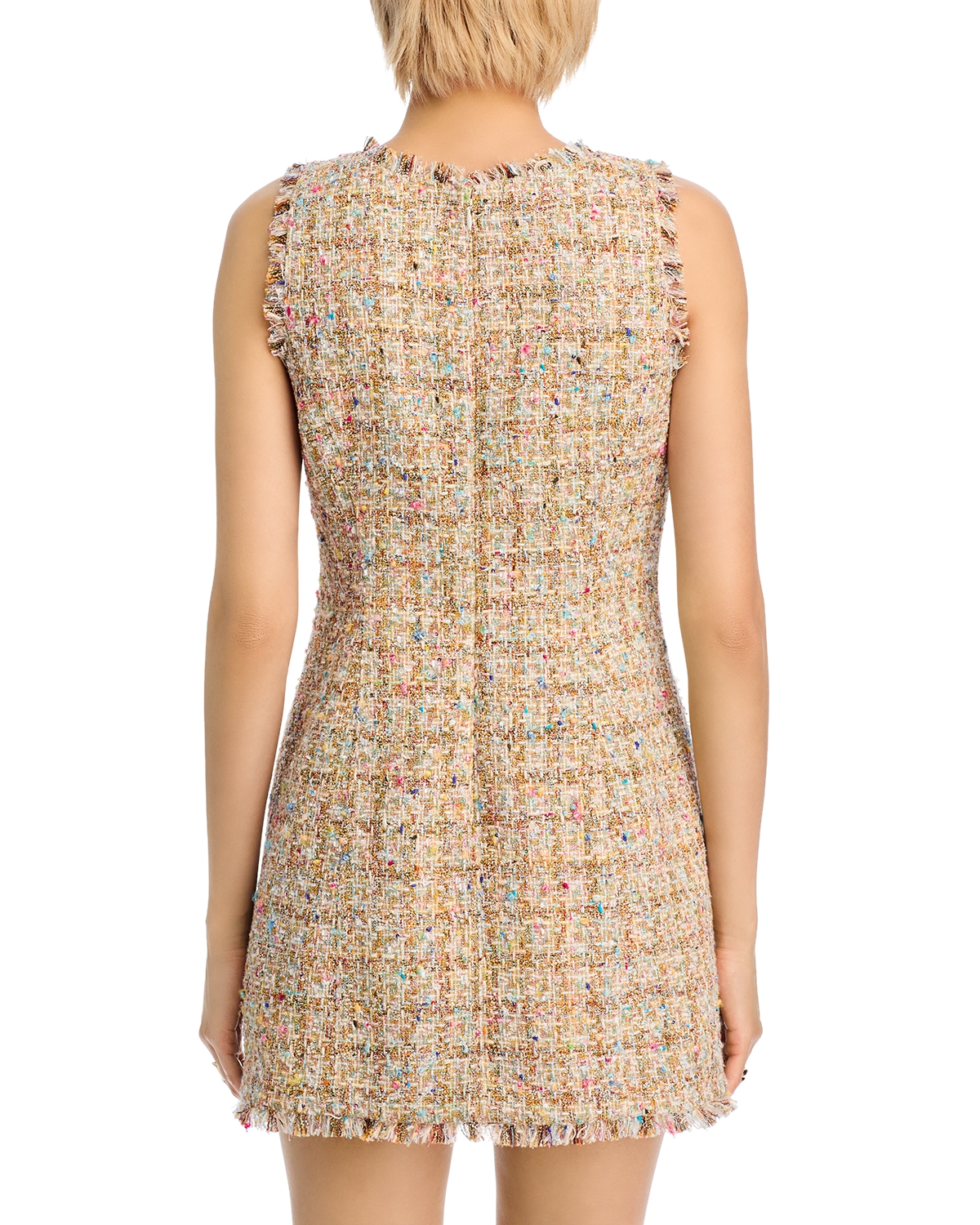 green emerald velvet dress Cinq a Sept Franchelle Crystal Tweed Dress main image 1