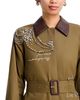 Cinq A Sept Cinq a Sept Almina Cotton Blend Embellished Coat - 6