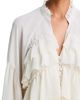 Cinq A Sept Cinq a Sept Amoura Stand Collar Ruffle Tiered Top - 4