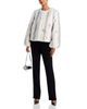 Cinq A Sept Cinq a Sept Benson Crystal Brooch Faux Fur Coat - 2