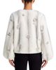 Cinq A Sept Cinq a Sept Benson Crystal Brooch Faux Fur Coat - 4