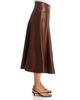 Cinq A Sept Cinq a Sept Briony Faux Leather Midi Skirt - 4