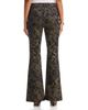 Cinq A Sept Cinq a Sept Charlie Printed Patchwork Lace High Rise Flare Jeans in Biscotti/Black - 3