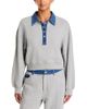 Cinq A Sept Cinq a Sept Corenna Denim Collar Pullover Sweatshirt - 1
