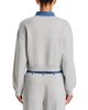 Cinq A Sept Cinq a Sept Corenna Denim Collar Pullover Sweatshirt - 3