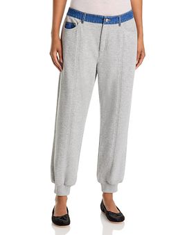 Cinq A Sept Cinq a Sept Corenna Denim Trim Jogger Pants
