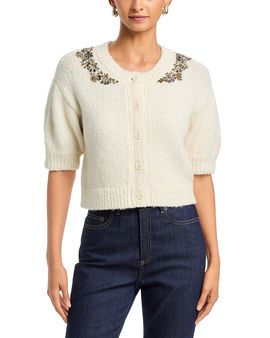 Cinq A Sept Cinq a Sept Crystal Lace Millicent Cardigan Sweater