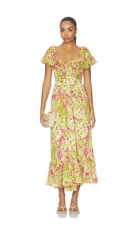 Cinq a Sept Cinq a Sept Daisy Swirl Ivey Dress