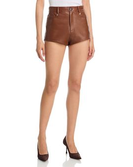 Cinq A Sept Cinq a Sept Dani Faux Leather Shorts