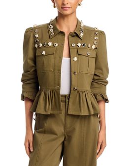 Cinq A Sept Cinq a Sept Delanie Mixed Buttons Jacket