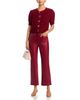 Cinq A Sept Cinq a Sept Dorothea Faux Leather High Rise Straight Jeans - 2