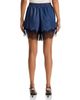 Cinq A Sept Cinq a Sept Drapey Verne Lace Trim Shorts - 2